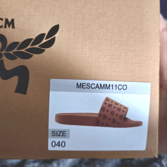 MCM Tan Slide Sandals for Men - Picture 6 of 6